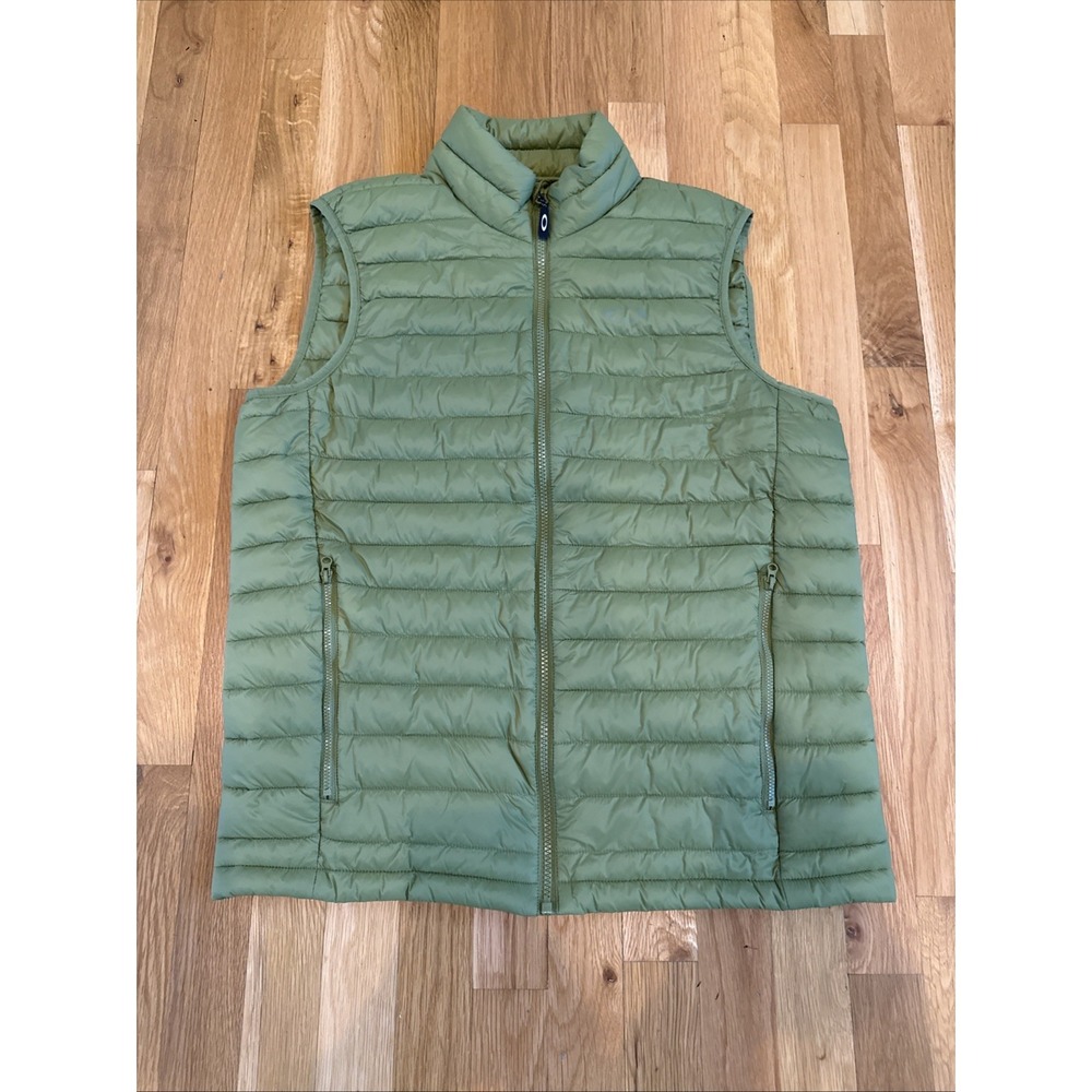 Oakley Men's Green Puffer Vest Size Small